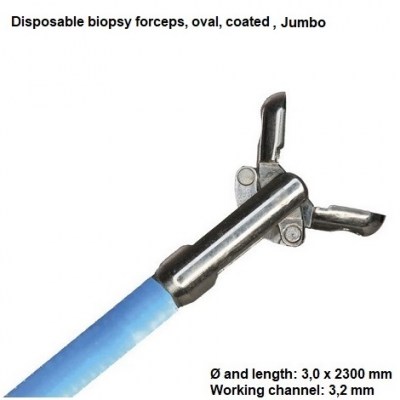 lavida- viopsias- Disposable, biopsy forceps, oval, coated, jumbo, pharmamed, patra8